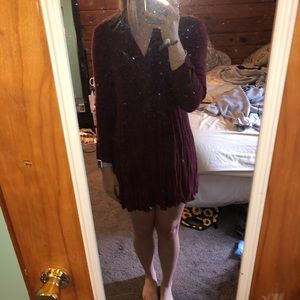 Old navy maroon dress